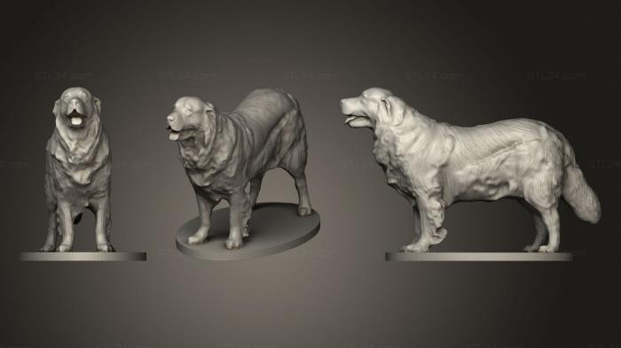 Статуэтки животных (Риспал, STKJ_2433) 3D модель для ЧПУ станка